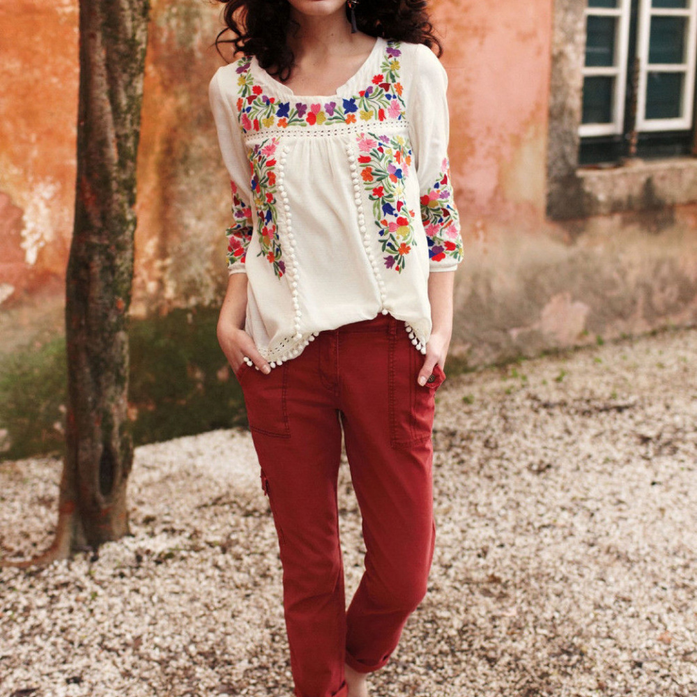 Anthropologie Lyon Twill Cargos Dark Orange Summer Ankle Pants Trousers, 24 & 33